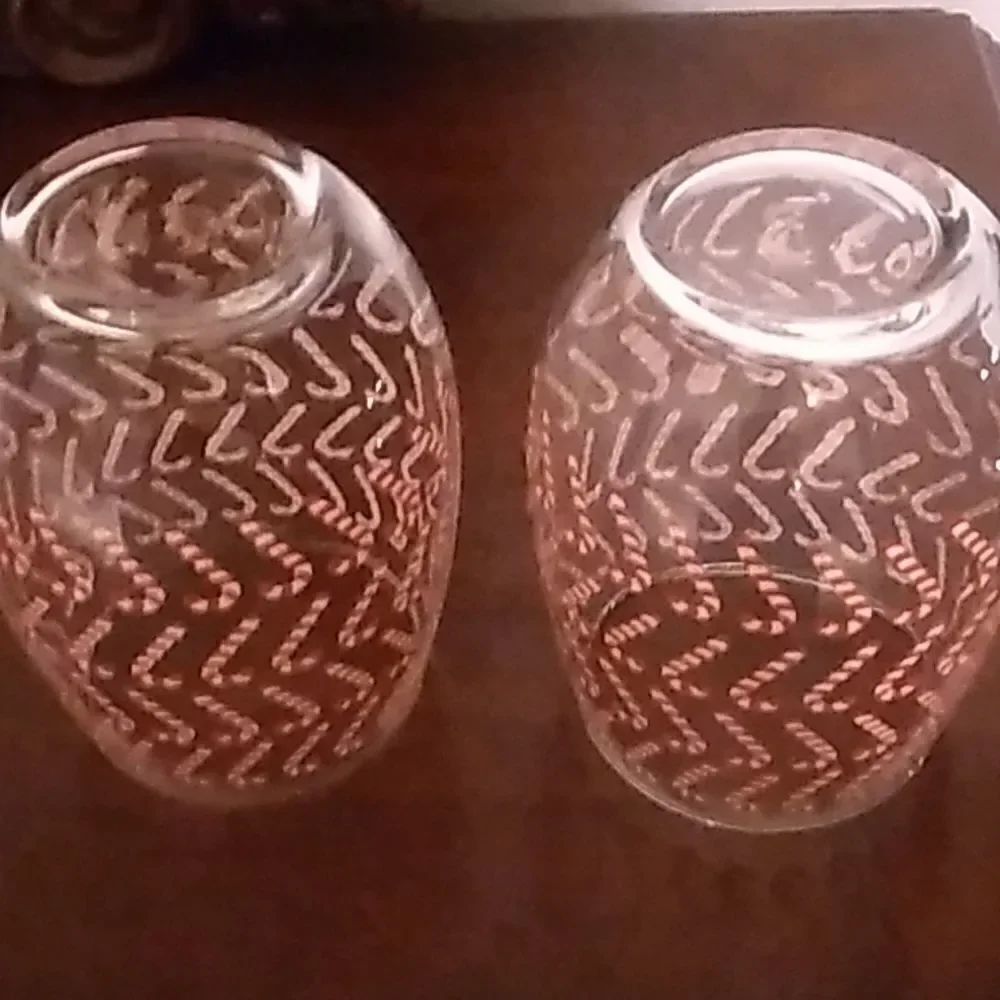 Candy Cane Glasses